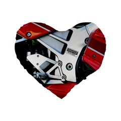 Footrests Motorcycle Page Standard 16  Premium Flano Heart Shape Cushions by BangZart
