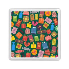 Presents Gifts Background Colorful Memory Card Reader (square)  by BangZart