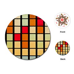 Mozaico Colors Glass Church Color Playing Cards (round)  by BangZart