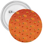 Peach Fruit Pattern 3  Buttons Front