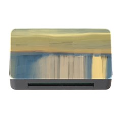 Denim-blue And Buttercream Memory Card Reader With Cf by digitaldivadesigns