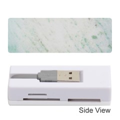 Greenish Marble Texture Pattern Memory Card Reader (stick)  by paulaoliveiradesign