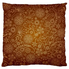 Batik Art Pattern Large Flano Cushion Case (two Sides) by BangZart