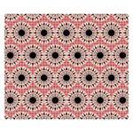 Black Stars Pattern Double Sided Flano Blanket (Small)  50 x40  Blanket Front