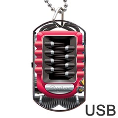 Car Engine Dog Tag Usb Flash (two Sides) by BangZart