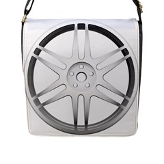Wheel Skin Cover Flap Messenger Bag (l)  by BangZart