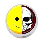 Skull Behind Your Smile 4-Port USB Hub (Two Sides)  Front
