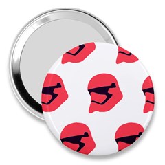 Stormtroper Pattern  3  Handbag Mirrors by paulaoliveiradesign