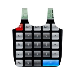 Calculator Full Print Recycle Bags (m)  by BangZart