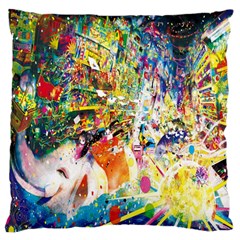 Multicolor Anime Colors Colorful Large Flano Cushion Case (two Sides) by BangZart