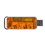 Circuit Board Pattern Portable USB Flash (Two Sides) Front