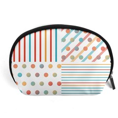 Simple Saturated Pattern Accessory Pouches (large)  by linceazul