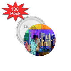 New York City The Statue Of Liberty 1 75  Buttons (100 Pack)  by BangZart