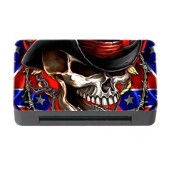 Confederate Flag Usa America United States Csa Civil War Rebel Dixie Military Poster Skull Memory Card Reader With Cf by BangZart