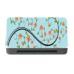 Branch Floral Flourish Flower Memory Card Reader With Cf by Nexatart