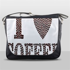 Love Heart Romance Passion Messenger Bags by Nexatart