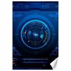 Technology Dashboard Canvas 24  X 36  by BangZart