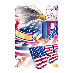 United States Of America Usa  Images Independence Day Shower Curtain 48  X 72  (small)  by BangZart