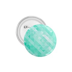 Bright Green Turquoise Geometric Background 1 75  Buttons by TastefulDesigns