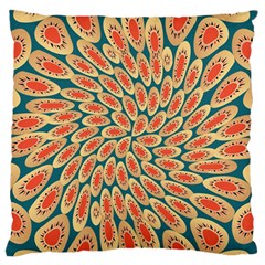Stars Twirl Large Flano Cushion Case (one Side) by linceazul
