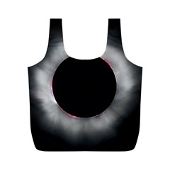 Solar Eclipse Full Print Recycle Bags (m)  by BangZart