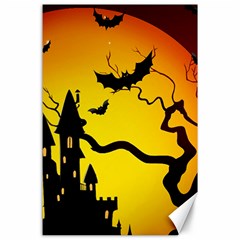 Halloween Night Terrors Canvas 24  X 36  by BangZart
