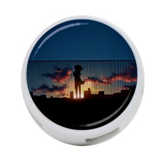 Art Sunset Anime Afternoon 4-port Usb Hub (one Side) by BangZart
