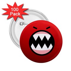 Funny Angry 2 25  Buttons (100 Pack)  by BangZart