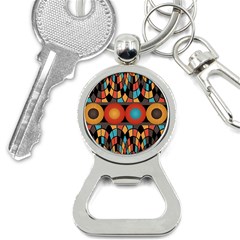 Colorful Geometric Composition Button Necklaces by linceazul