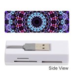 Kaleidoscope Mandala Purple Pattern art Memory Card Reader (Stick)  Front