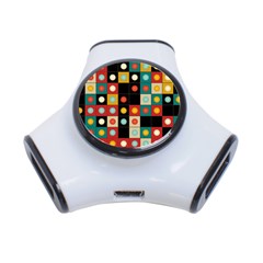 Colors On Black 3-port Usb Hub by linceazul