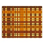 Plaid Pattern Double Sided Flano Blanket (Large)  80 x60  Blanket Front