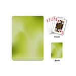 Green Soft Springtime Gradient Playing Cards (Mini)  Back