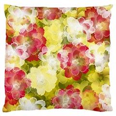 Flower Power Large Cushion Case (two Sides) by designworld65