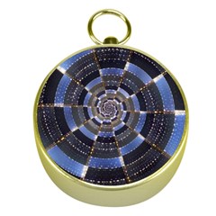 Midnight Crazy Dart Gold Compasses by designworld65