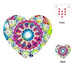 Sunshine Feeling Mandala Playing Cards (Heart)  Front