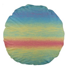 Ombre Large 18  Premium Round Cushions by ValentinaDesign