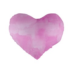 Ombre Standard 16  Premium Heart Shape Cushions by ValentinaDesign