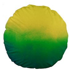 Ombre Large 18  Premium Round Cushions by ValentinaDesign
