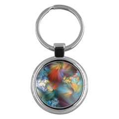 Evidence Of Angels Key Chains (round)  by WolfepawFractals