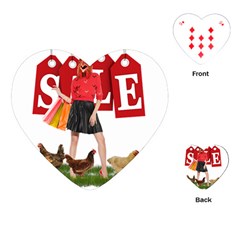 Sale Playing Cards (heart)  by Valentinaart