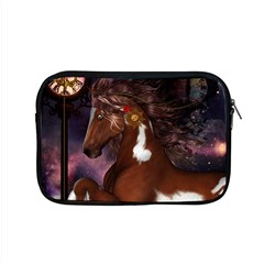 Steampunk Wonderful Wild Horse With Clocks And Gears Apple Macbook Pro 15  Zipper Case by FantasyWorld7