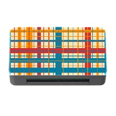 Plaid Pattern Memory Card Reader With Cf by linceazul