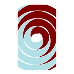 Double Spiral Thick Lines Blue Red Memory Card Reader by Mariart