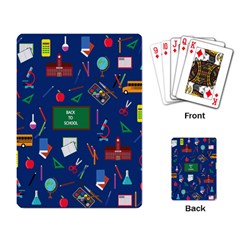 Back To School Playing Card by Valentinaart