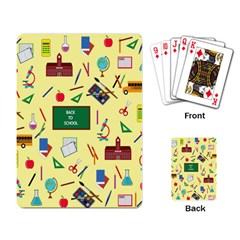 Back To School Playing Card by Valentinaart