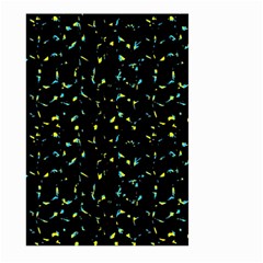 Splatter Abstract Dark Pattern Large Garden Flag (two Sides) by dflcprints