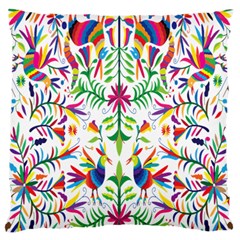Peacock Rainbow Animals Bird Beauty Sexy Large Flano Cushion Case (one Side) by Mariart