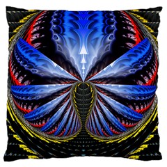 Illustration Robot Wave Large Cushion Case (one Side) by Mariart