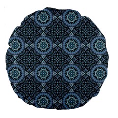 Oriental Pattern Large 18  Premium Round Cushions by ValentinaDesign